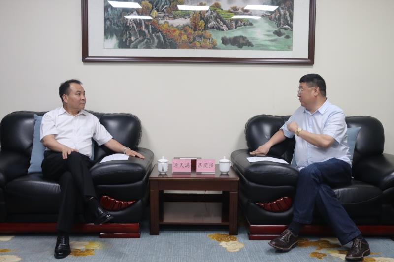 李天滿會見四川大學全球創(chuàng)聯(lián)常務副會長、四川會長呂藺強一行